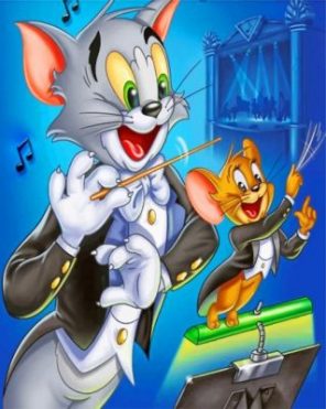 Tom And Jerry Paint by numbers