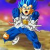 Vegeta Dragon Ball Paint by numbers