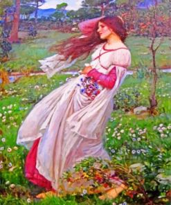 Windflowers John William Waterhouse Paint by numbers