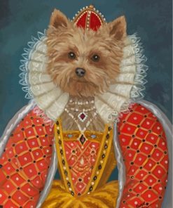 Yorkie Dog Paint by numbers