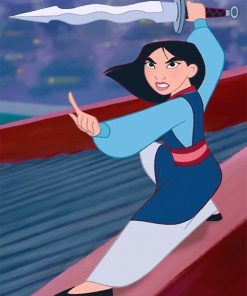 Disney Mulan paint by numbers