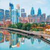 USA Philadelphia Skyline paint by numbers