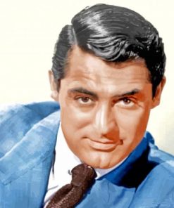 Actor Cary Grant paint by number