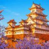 Aesthetic Himeji Castle Paint by numbers