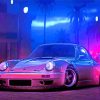 Aesthetic Porsche Car paint by number