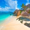 Aesthetic Seychelles Beach paint by number