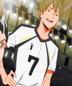 Akinori Konoha Haikyu paint by number