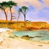 Albert Bierstadt sea cove paint by number