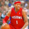 Allen Iverson Basketball Player paint by numbers