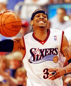 Allen Iverson paint by numbers