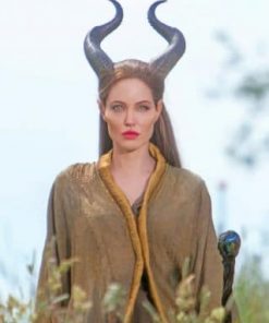 Angelina Jolie Maleficent Horns paint by numbers