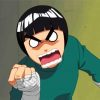 Angry Rock Lee paint by number