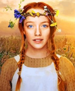 Anne Shirley Character paint by number