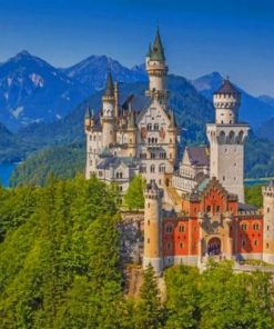 Neuschwanstein Castle Paint by numbers