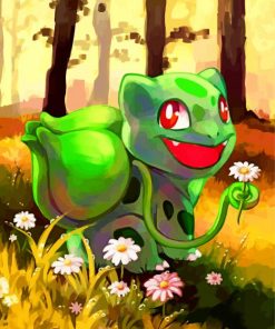 Bulbasaur-paint-by-numbers