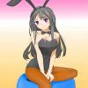 Bunny Girl Mai Sakurajima paint by number