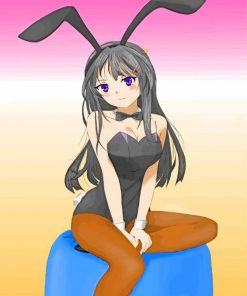 Bunny Girl Mai Sakurajima paint by number