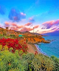 California Laguna Beach paint by number