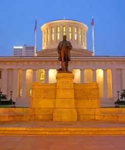 Ohio State Capitol paint by numbers