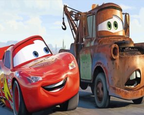 Cars Toon Mater the Greater paint by numbers