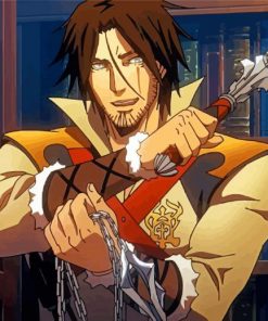 Castlevania Trevor Belmont paint by numbers