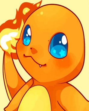 Charmander-paint-by-number