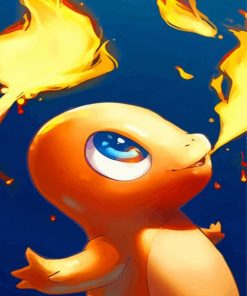 Charmander-paint-by-number