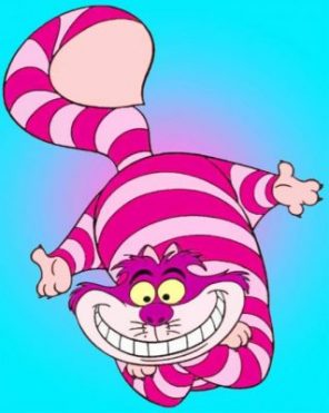 Cheshire Cat Alice In Wonderland paint by numbers