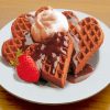 Chocolate waffles paint by number