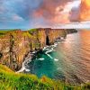 Cliffs of Moher Sea Ireland paint by numbers