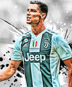 Cristiano Ronaldo paint by numbers