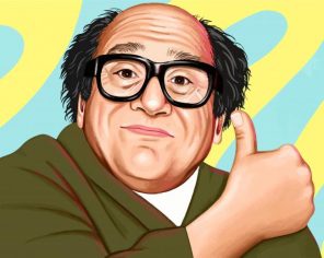 Danny DeVito Art paint by number