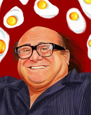 Danny DeVito Illustration paint by number