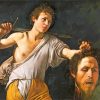 David with the Head of Goliath by Caravaggio paint by number