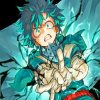 Deku Anime Character paint by number