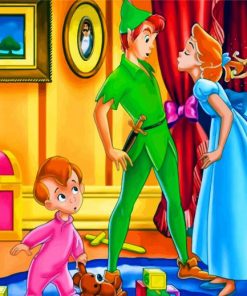 Disney Peter Pan And Wendy paint by numbers