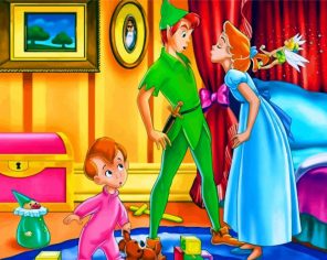 Disney Peter Pan And Wendy paint by numbers