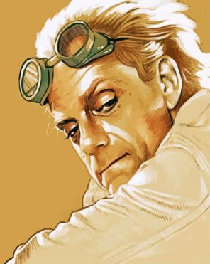 Doctor-Emmett-Brown-paint-by-number