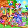 Dora And Friends paint by number