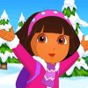 Dora In Snow paint by number