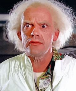 Dr-Emmett-Brown-Actor-paint-by-number