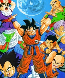 Dragon Ball Z Anime paint by number