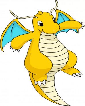 Dragonite-pokemon-anime-paint-by-number