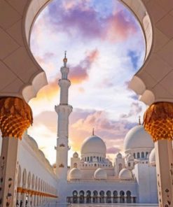 Sheikh Zayed Mosque paint by numbers