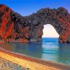 Durdle Door Dorset paint by number