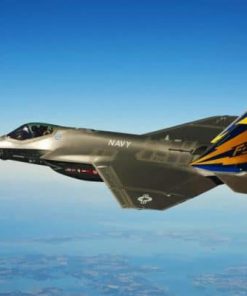 F35 Fighter Jet Paint by numbers