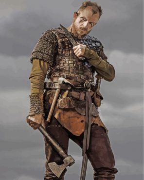 Floki Vilgeroarson vikings paint by number