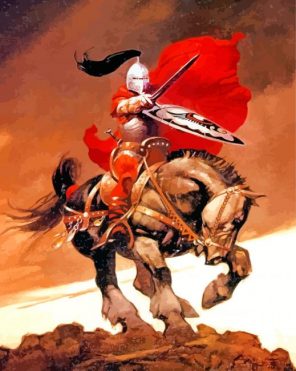 Frank Frazetta Art Paint by Number