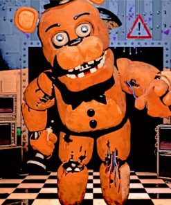 Freddy Fazbear paint by number