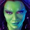 Gamora Superhero paint by numbers